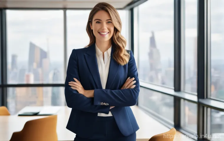 AFP 자격증으로 연봉 높이는 법 - **Prompt 1: Professional Achievement & Confidence**
    "A vibrant, dynamic portrait of a young prof...